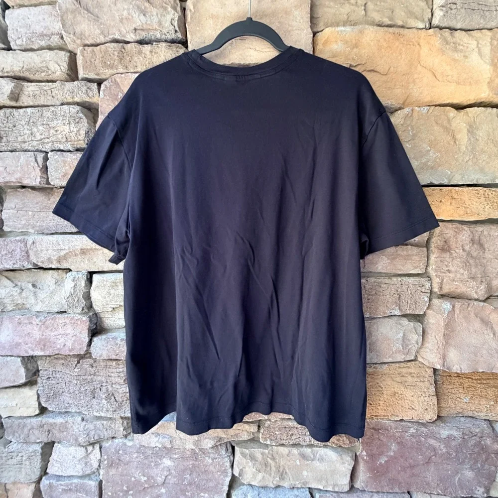 Banana Republic Mens XL T-Shirt Luxe Touch Performance Black Short Sleeve Cotton